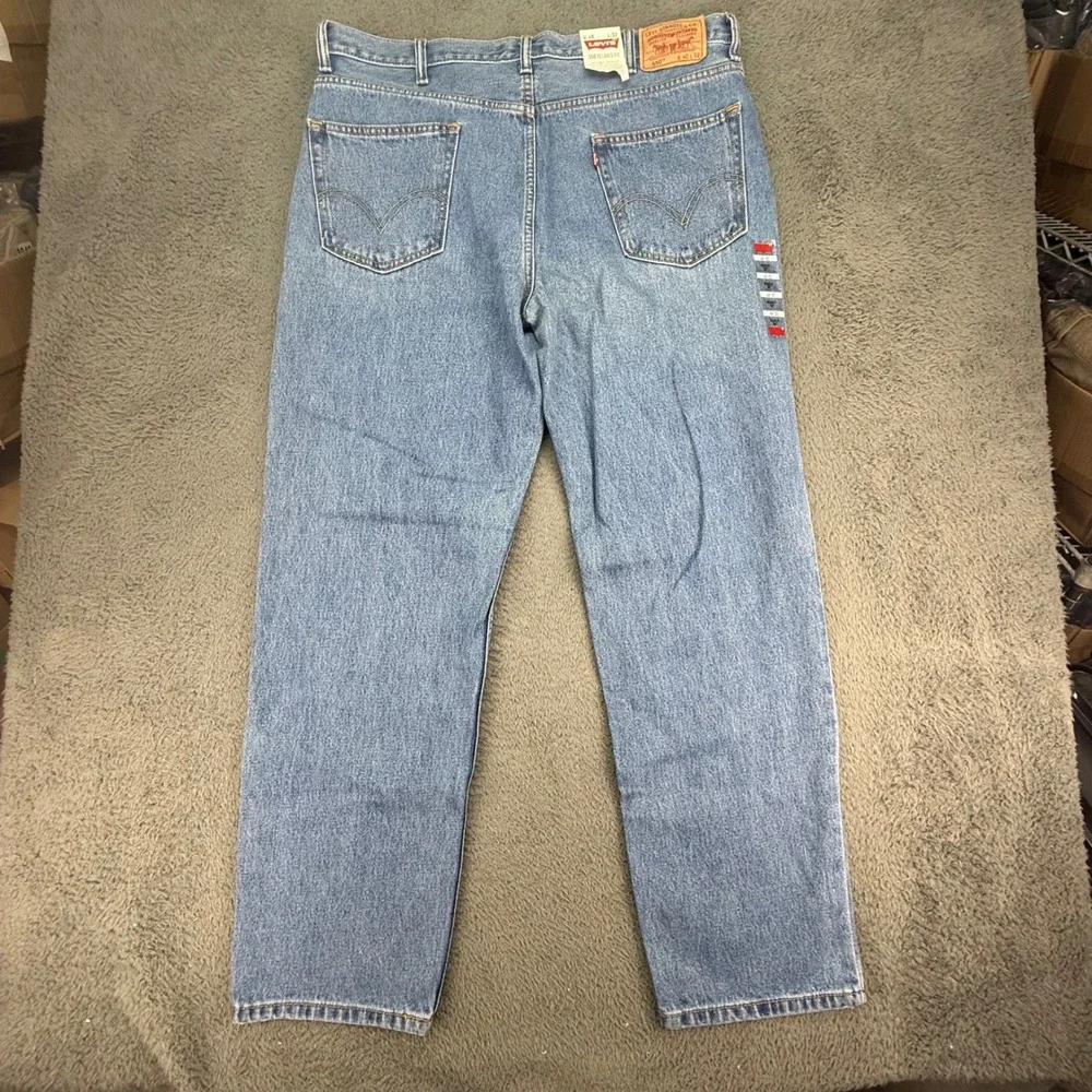 Levi's 550 Jeans Mens 40x32 Blue Relaxed Fit Denim Medium Wash Y2K Deadstock